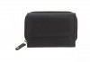 Дамско портмоне на марката Friedrich от естествена кожа в черен цвят и RFID защита за безконтактни кредитни карти! - thumb 1