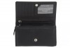 Красив и стилен подарък! Дамско портмоне в черен цвят от естествена кожа и RFID защита за безконтактни кредитни карти! - thumb 1