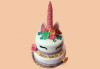 За принцеси! Торта с 3D дизайн с корона, еднорог или друг приказен герой от Сладкарница Джорджо Джани! - thumb 6