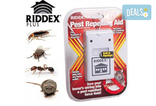 Вземете Riddex plus - сигурна защита от мишки, плъхове, хлебарки, бълхи и мравки, от Магнифико! - Снимка 1