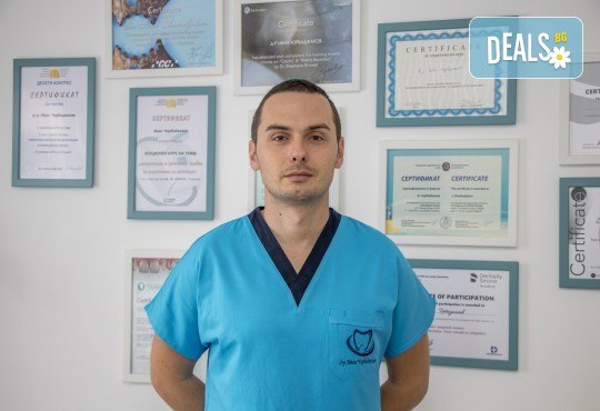 Красива усмивка! Почистване на зъбен камък с ултразвуков скалер в дентален кабинет д-р Чорбаджаков - жк Дружба - Снимка 2