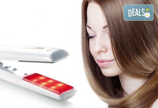 Освежете прическата си! Арганова терапия за коса с инфраред преса, подстригване и плитка или оформяне с преса в студио Relax Beauty&Spa! - Снимка 2