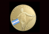 За феновете на Роналдо и Меси! Сувенирна позлатена монета с един от най-популярните футболисти на Световното първенство по футбол 2018 от Martbg.com! - thumb 3