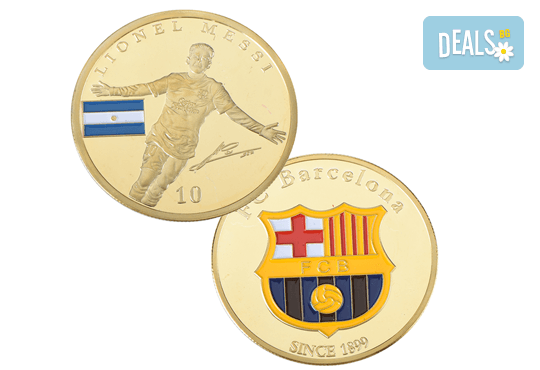 За феновете на Роналдо и Меси! Сувенирна позлатена монета с един от най-популярните футболисти на Световното първенство по футбол 2018 от Martbg.com! - Снимка 6