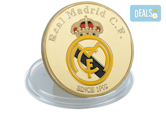 За феновете на Роналдо и Меси! Сувенирна позлатена монета с един от най-популярните футболисти на Световното първенство по футбол 2018 от Martbg.com! - Снимка 2