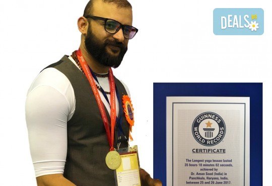 Хармония за тялото и ума! 2 или 4 посещения на йога с д-р Аман Суд в Sofia International Music & Dance Academy! - Снимка 9