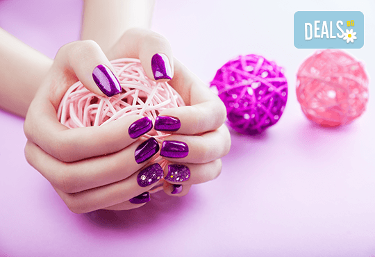 Красиви ръце! Маникюр с гел лак Bluesky и 2 декорации в салон за красота Алма Морел! - Снимка 2