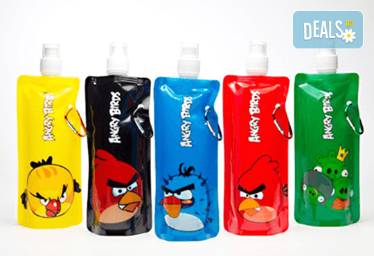 Удобно, леко и изгодно! Еко шише за вода Vapur Bottle с Angry birds от Магнифико! - Снимка 1