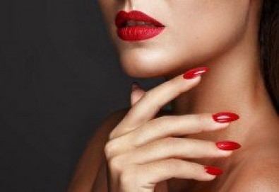 Mаникюр с гел лак BlueSky, 2 или 4 декорации, вграждане на камъчета и ефекти от Салон Мечта!