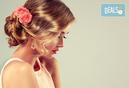 Официална прическа с модерен дизайн по избор при стилист на Салон за красота B Beauty! - Снимка 2