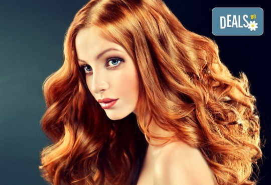 Боядисване с боя на клиента, терапия с маска и оформяне на косата със сешоар в Салон за красота Дъга! - Снимка 2