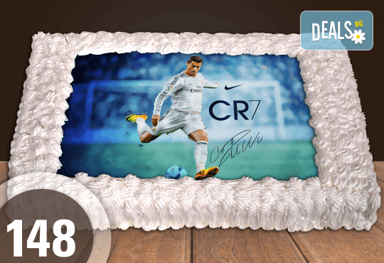 Голяма детска торта 20, 25 или 30 парчета със снимка на любим герой от Сладкарница Джорджо Джани - Снимка 42