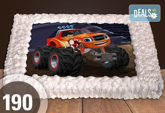 За момче! Торти за момчета: вземете голяма торта 20/ 25/ 30 парчета със снимка на герои от любимите детски филмчета - Нинджаго, Костенурките Нинджа, Спайдърмен и други от Сладкарница Джорджо Джани - Снимка 13