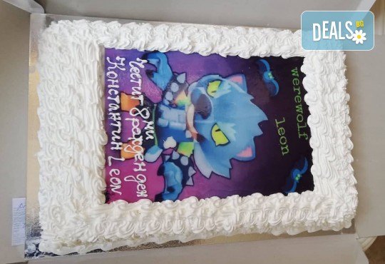 За момче! Торти за момчета: вземете голяма торта 20/ 25/ 30 парчета със снимка на герои от любимите детски филмчета - Нинджаго, Костенурките Нинджа, Спайдърмен и други от Сладкарница Джорджо Джани - Снимка 51