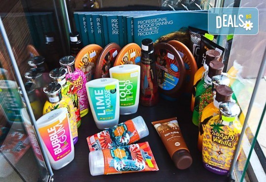 Карта за 30 минути солариум + 2бр. тестери соларна козметика на Soleo в соларно и козметично студио More Sun в Студентски град! - Снимка 7