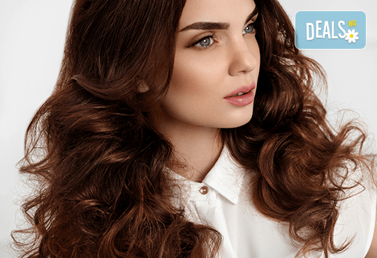 Погрижете се за косата си! Подстригване, масажно измиване, прав сешоар + кератинова преса, която подхранва косъма в дълбочина, или букли в соларно и козметично студио Моre Sun в жк. Младост 3! - Снимка 3