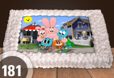 За най-малките! Голяма торта със снимка 20, 25 или 30 парчета за празника на Вашето дете с герой от филм от Сладкарница Джорджо Джани!