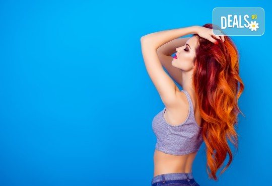 Боядисване с боя на клиента, подстригване, масажно измиване, подхранваща маска и оформяне със сешоар в салон за красота Феникс! - Снимка 2