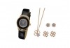Стилен комплект за любимата жена на Pierre Cardin - часовник, 2 чифта обици и колие в цвят по избор! - thumb 1