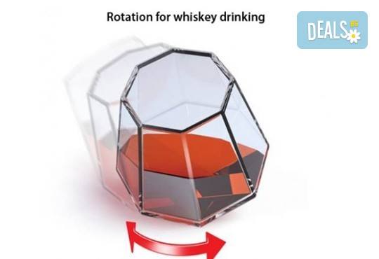 Нестандартно и оригинално! Вземете луксозен сет чаши за уиски с форма на диамант! - Снимка 3