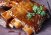 Вземете плато Leo със сочни ребърца, пържени картофки и шопска салата от ресторант-барбекю 79 Stories! - thumb 1