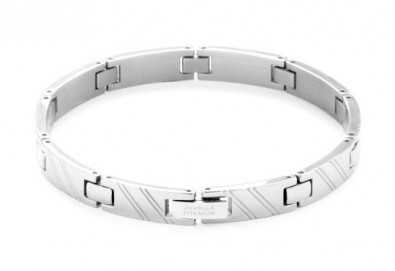 Качество на добра цена! Елегантна женска гривна, изработена от титан!