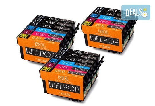 Съвместими глави за принтери Epson - T1291 T1292 T1293 T1294 XL - 129XL от Ай Пи Джи Трейд! - Снимка 1