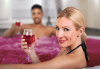 Подарете вино и любов за двама! Релаксиращ масаж с масло от червено грозде, маска за лице, вино и вана от Senses Massage & Recreation! - thumb 1