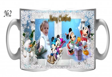 За Коледа! Забавни чаши за малки и големи + снимка и надпис от Сувенири Царево!