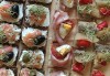 Сет от 70 ароматни маслени кроасанчета и мини сандвичи с разнообразни вкусове + безплатна доставка за София от кулинарна работилница Деличи! - thumb 5