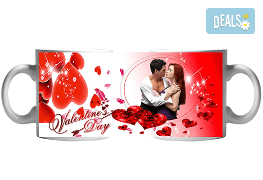 Аморе! Чаша със снимка на Вашата половинка + послание и пожелание от Сувенири Царево! - Снимка 1