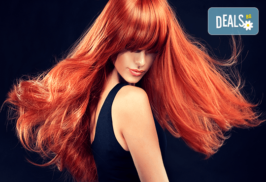 За празниците! Боядисване с боя на клиента, подстригване, арганова терапия Stapiz, заглаждащ флуид и прическа в Салон Blush Beauty! - Снимка 2