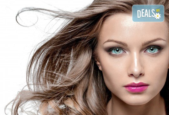 Подстригване, подхранваща терапия с маска на Alfaparf Milano и прическа със сешоар в Студио за красота Angels of Beauty! - Снимка 1