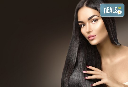 За блестяща и красива коса! Трайно изправяне с бразилски кератин и подстригване в студио за красота Галинея! - Снимка 5