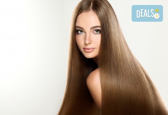 За блестяща и красива коса! Трайно изправяне с бразилски кератин и подстригване в студио за красота Галинея! - Снимка 3
