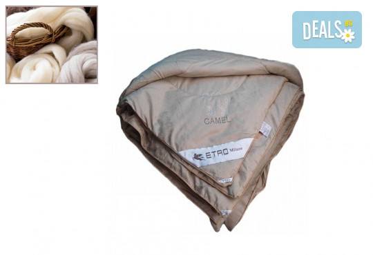 Подарете уют и топлина! Луксозна топла зимна завивка с пълнеж от камилска вълна - 1 или 2 броя! - Снимка 3