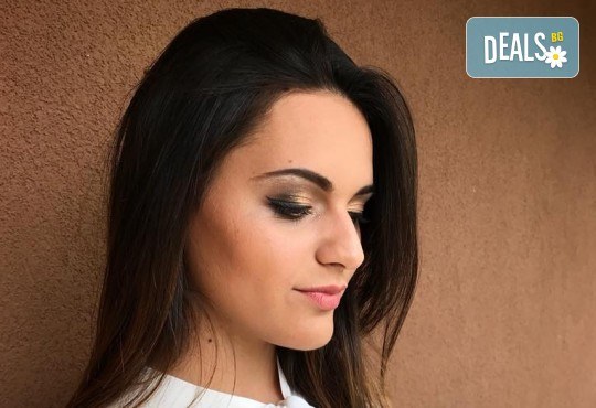 Професионален грим за сватби, официални събития и специални поводи с козметика на MAC, NYX, Inglot и др. от гримьор Елица Толева в Benefit Hair Studio by Tatiana! - Снимка 3