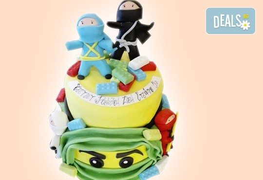 MAX цветове! Детски торти MAX цветове с 2, 3 или 4 фигурки, фотодекорация и апликация по дизайн на Сладкарница Джорджо Джани - Снимка 33