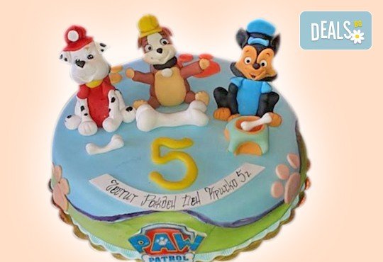 MAX цветове! Детски торти MAX цветове с 2, 3 или 4 фигурки, фотодекорация и апликация по дизайн на Сладкарница Джорджо Джани - Снимка 9