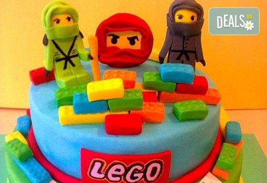 25 парчета! Голяма детска 3D торта с фигурална ръчно изработена декорация от Сладкарница Джорджо Джани - Снимка 2