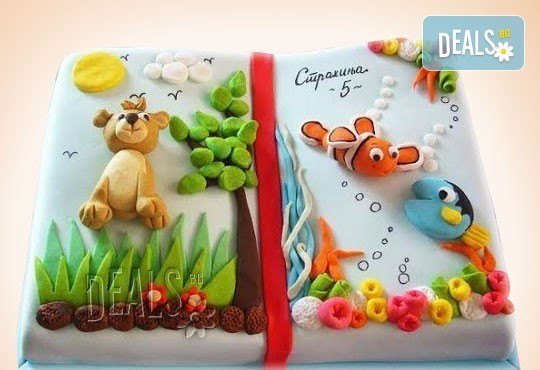 25 парчета! Голяма детска 3D торта с фигурална ръчно изработена декорация от Сладкарница Джорджо Джани - Снимка 35