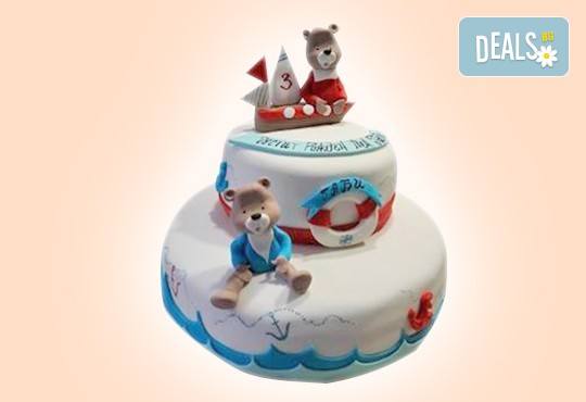 За момчета! Детска 3D торта за момчета с коли и герои от филмчета с ръчно моделирана декорация от Сладкарница Джорджо Джани - Снимка 47