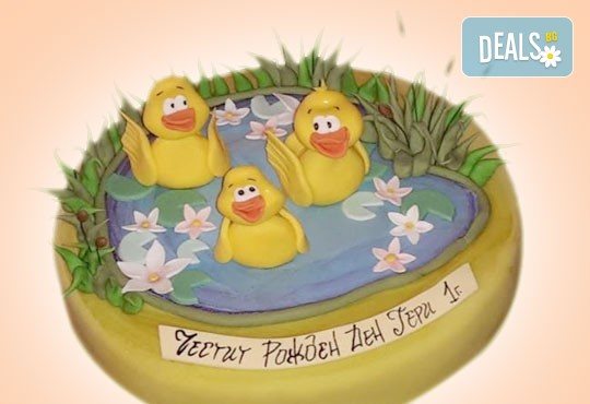 За най-малките! Детска торта с Мечо Пух, Смърфовете, Спондж Боб и други герои от Сладкарница Джорджо Джани - Снимка 47