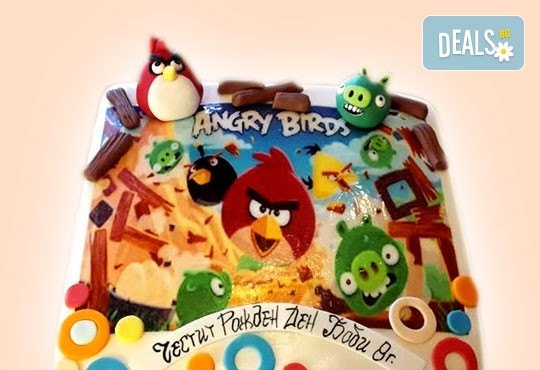 За най-малките! Детска торта с Мечо Пух, Смърфовете, Спондж Боб и други герои от Сладкарница Джорджо Джани - Снимка 33