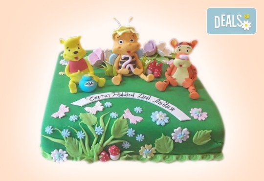 За най-малките! Детска торта с Мечо Пух, Смърфовете, Спондж Боб и други герои от Сладкарница Джорджо Джани - Снимка 37