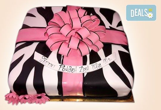 Цветя! Празнична 3D торта с пъстри цветя, дизайн на Сладкарница Джорджо Джани - Снимка 13