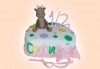 Торта за бебе! Детска фигурална торта 1/2 за бебоци на шест месеца от Сладкарница Джорджо Джани! - thumb 4