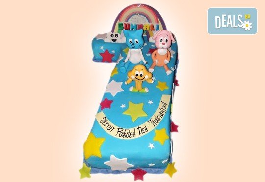 С доставка през април, май и юни! Детска АРТ торта с фигурална ръчно изработена декорация с любими на децата герои от Сладкарница Джорджо Джани - Снимка 53