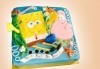С доставка през април, май и юни! Детска АРТ торта с фигурална ръчно изработена декорация с любими на децата герои от Сладкарница Джорджо Джани - thumb 61