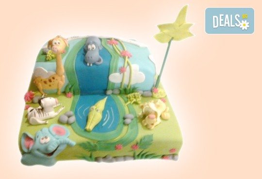 С доставка през април, май и юни! Детска АРТ торта с фигурална ръчно изработена декорация с любими на децата герои от Сладкарница Джорджо Джани - Снимка 84